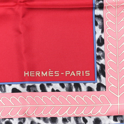 Hermes Silk Selle d'Officier En Grande Tenue Scarf 90 Framboise Corail Mordore 3 of 6