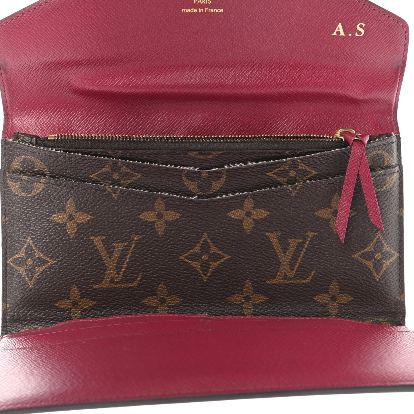 Monogram Josephine Wallet Fuchsia