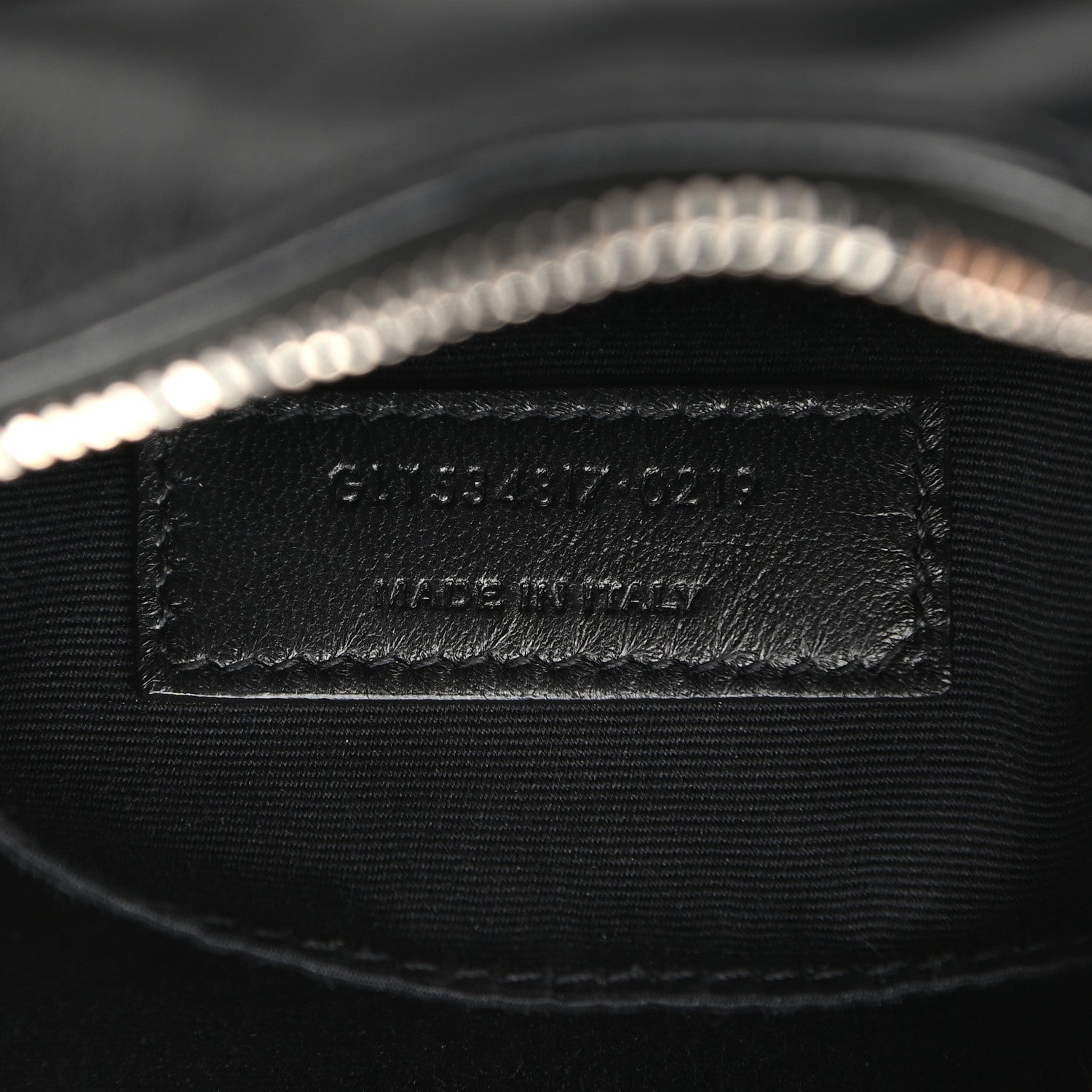 Saint Laurent Calfskin Matelasse Monogram Lou Belt Bag Black 7 of 9