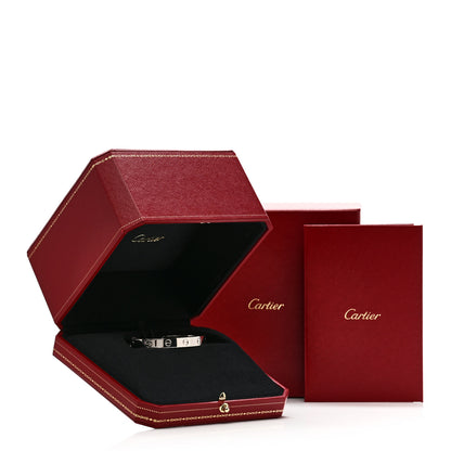 Cartier 18K White Gold LOVE Cuff Bracelet 16 4 of 4