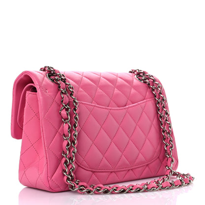 Chanel Lambskin Quilted Small Double Flap Pink 3 of 16