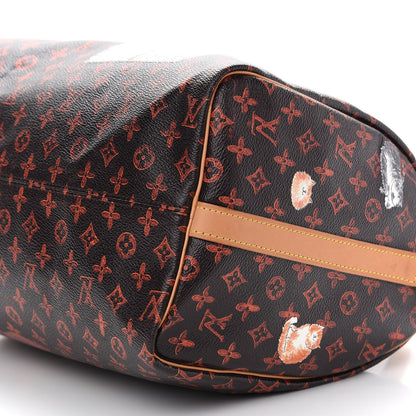 Louis Vuitton Catogram Speedy Bandouliere 30 Marron 9 of 9