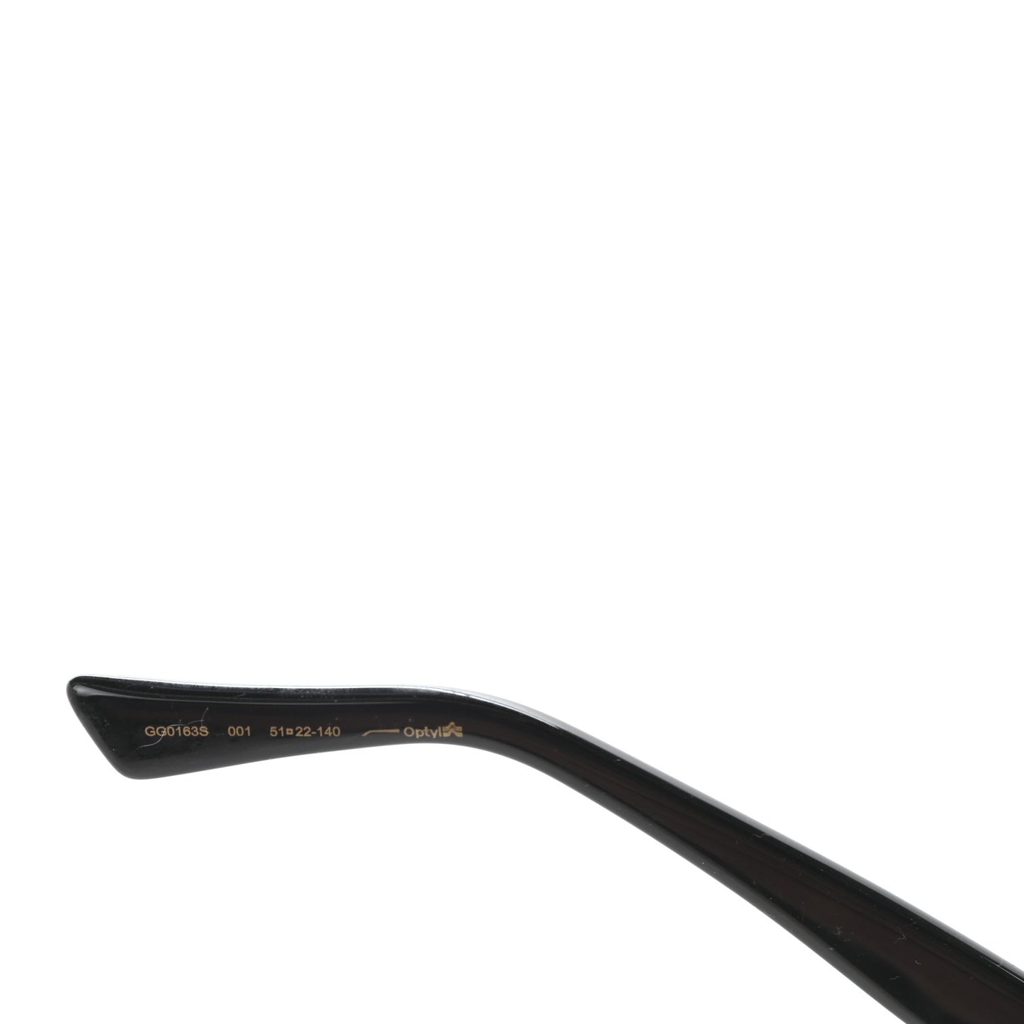 Acetate Cat Eye GG0163/S Sunglasses Black