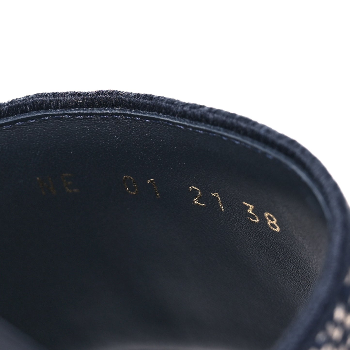 Canvas Embroidered Dway Mules Slide Sandals 38 Deep Blue