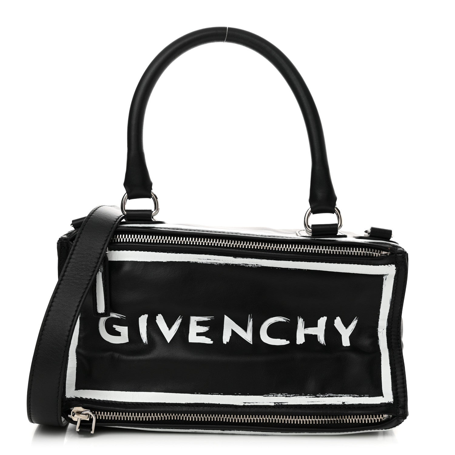 Givenchy Calfskin Medium Logo Pandora Black 1 of 12