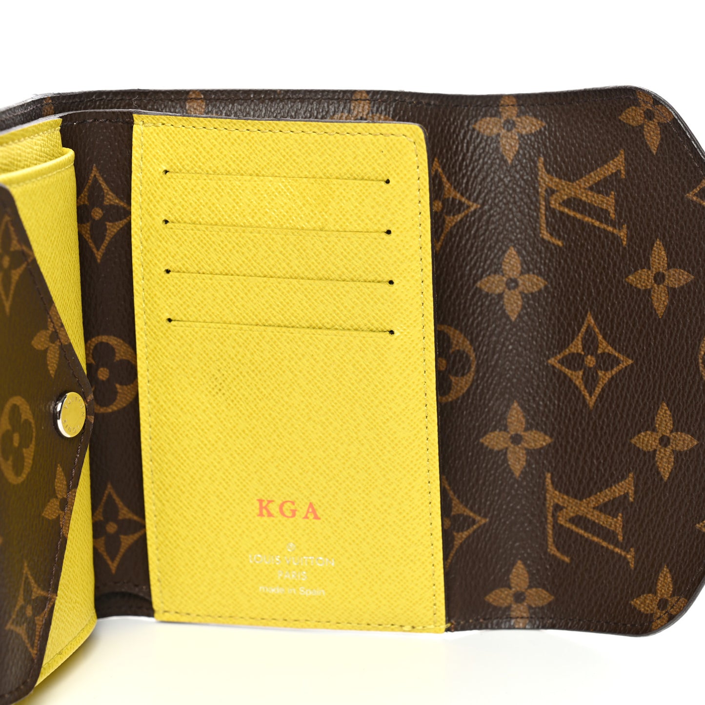 Epi Monogram Marie-Lou Compact Wallet Pistache