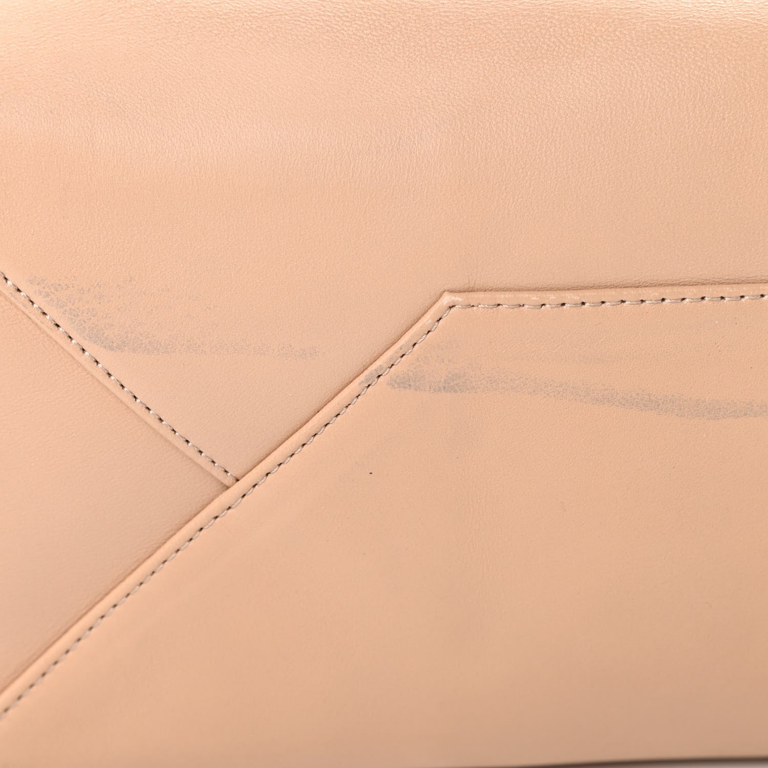 Celine Calfskin Folded Clutch Beige 15 of 16