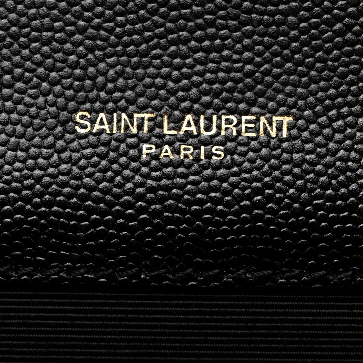 Grain De Poudre Textured Mixed Matelasse Triquilt Medium Monogram Satchel Black