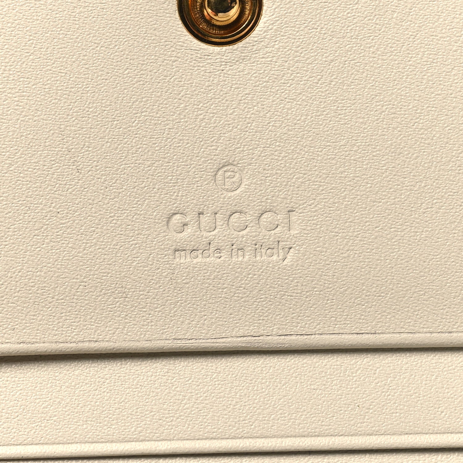 Gucci GG Supreme Monogram Les Pommes Card Case Wallet Beige Multicolor Mystic White 7 of 9