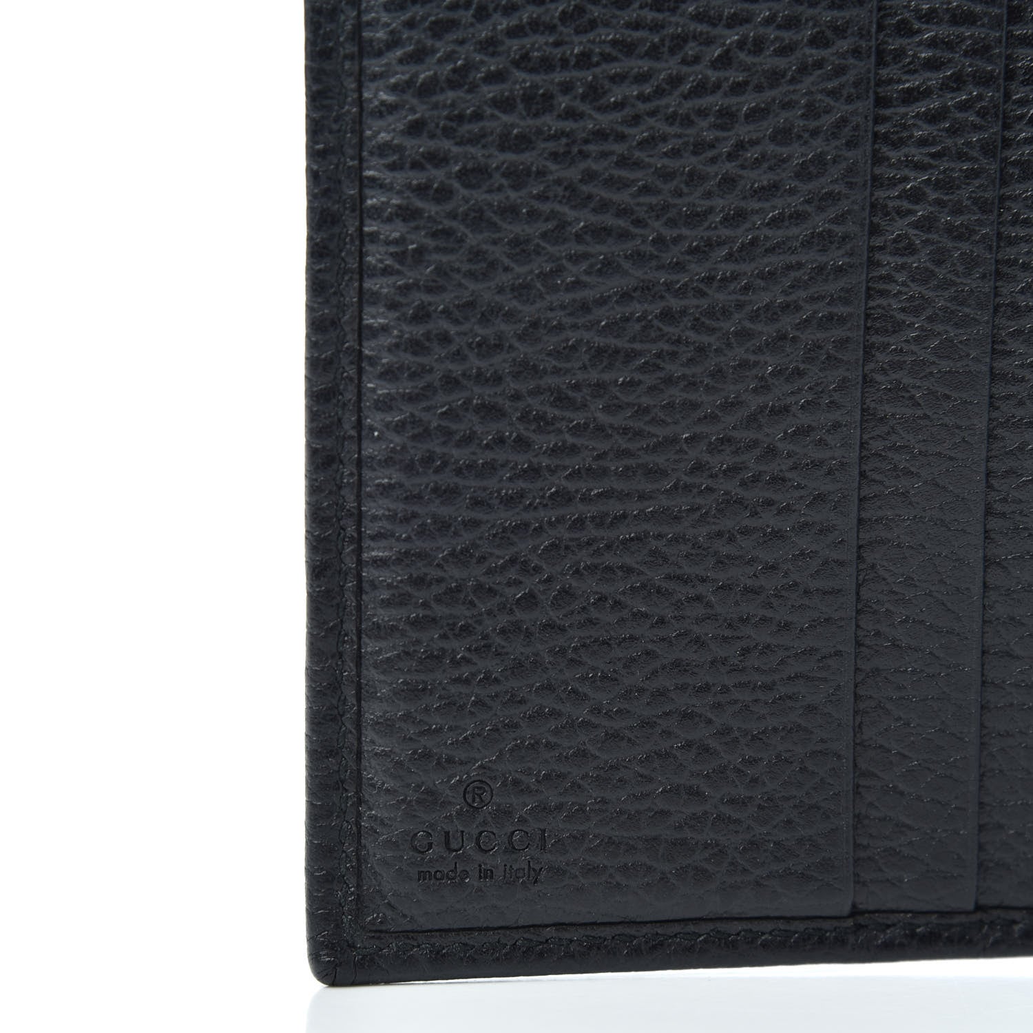 Gucci Dollar Calfskin GG Marmont French Wallet Black 6 of 6