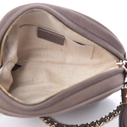 Gucci Vitello Range Mini Soho Chain Bag Grey Field 5 of 12