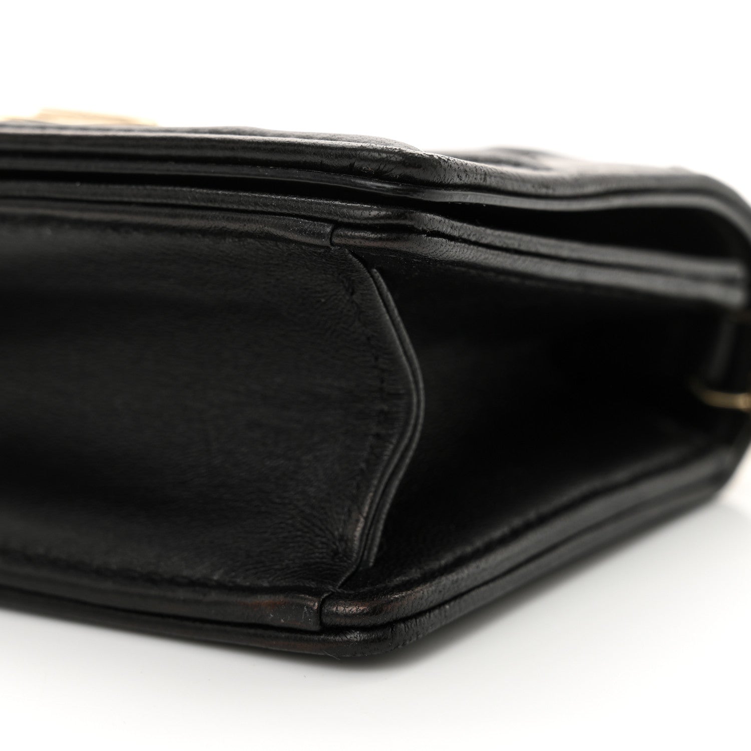 Christian Dior Lambskin Baby Diorama Flap Bag Black 10 of 11