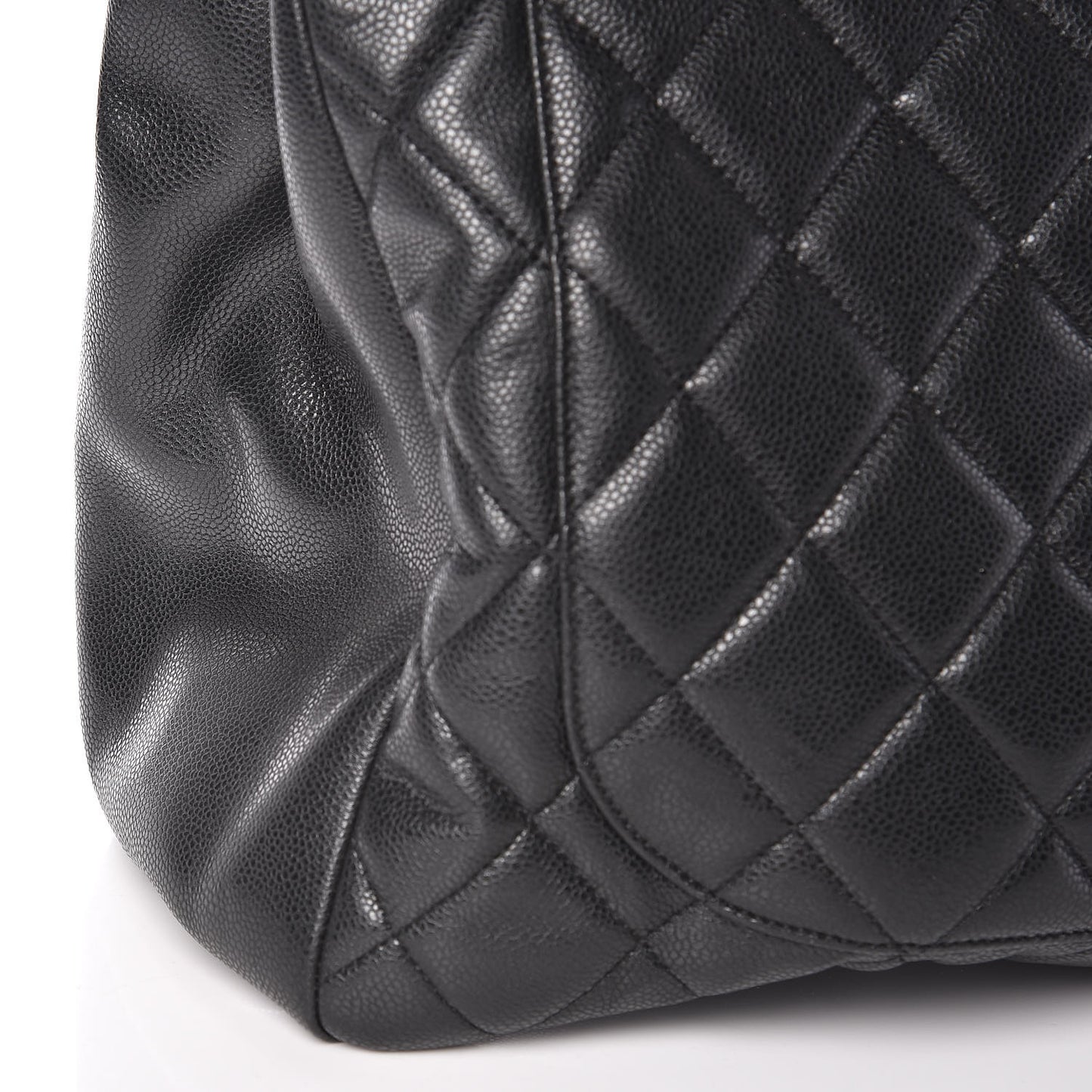 Caviar Quilted XL Grand Shopping Tote GST Black