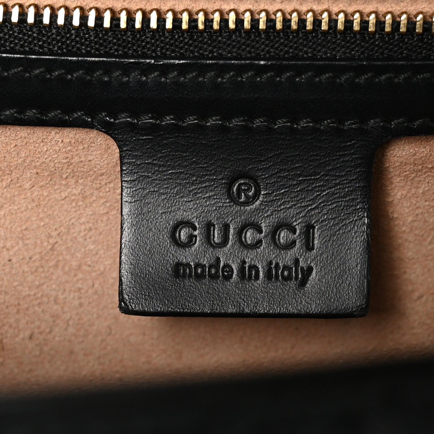 Gucci Guccissima Medium Padlock Shoulder Bag Black 6 of 10