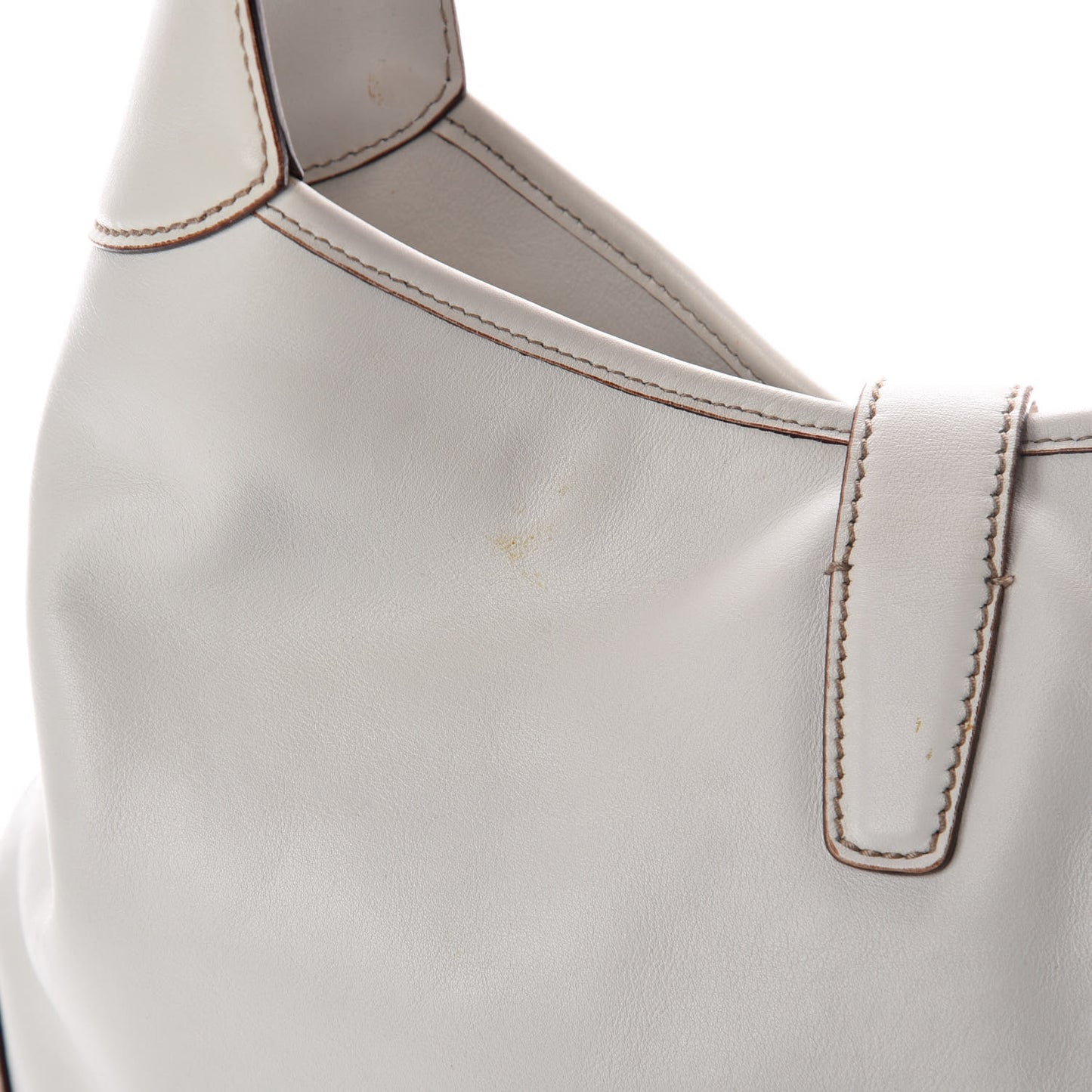Calfskin Medium Jackie O Bouvier Hobo White