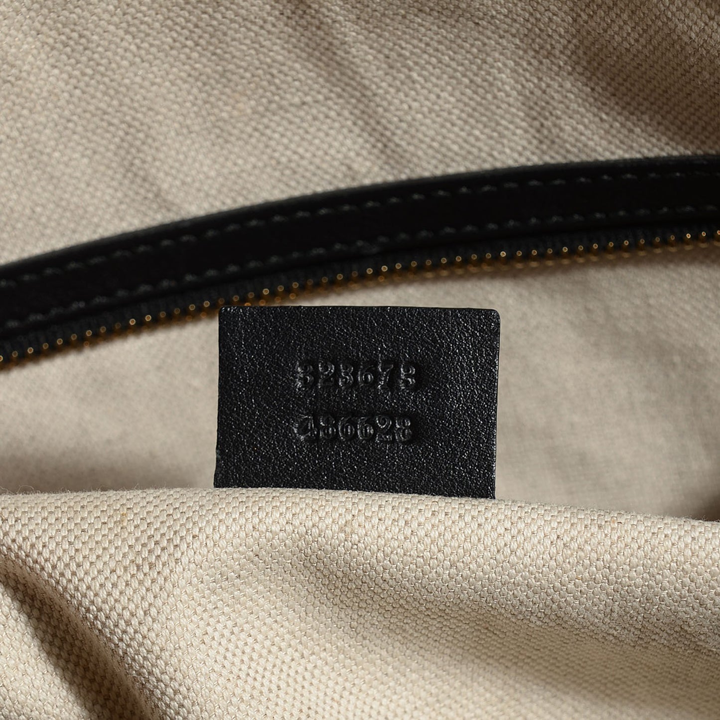 Guccissima Medium Bree Shoulder Bag Black
