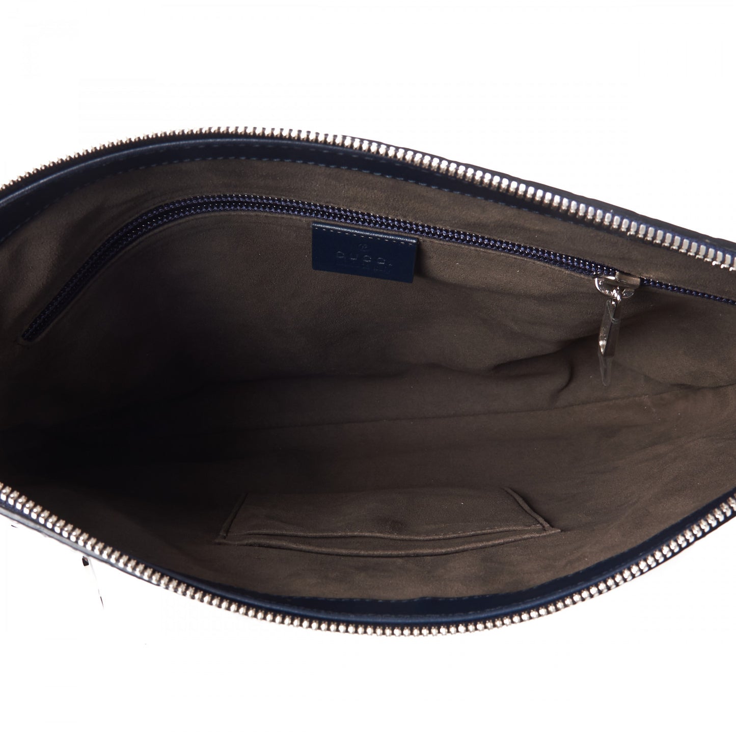 Guccissima Signature Medium Flat Messenger Bag Blue