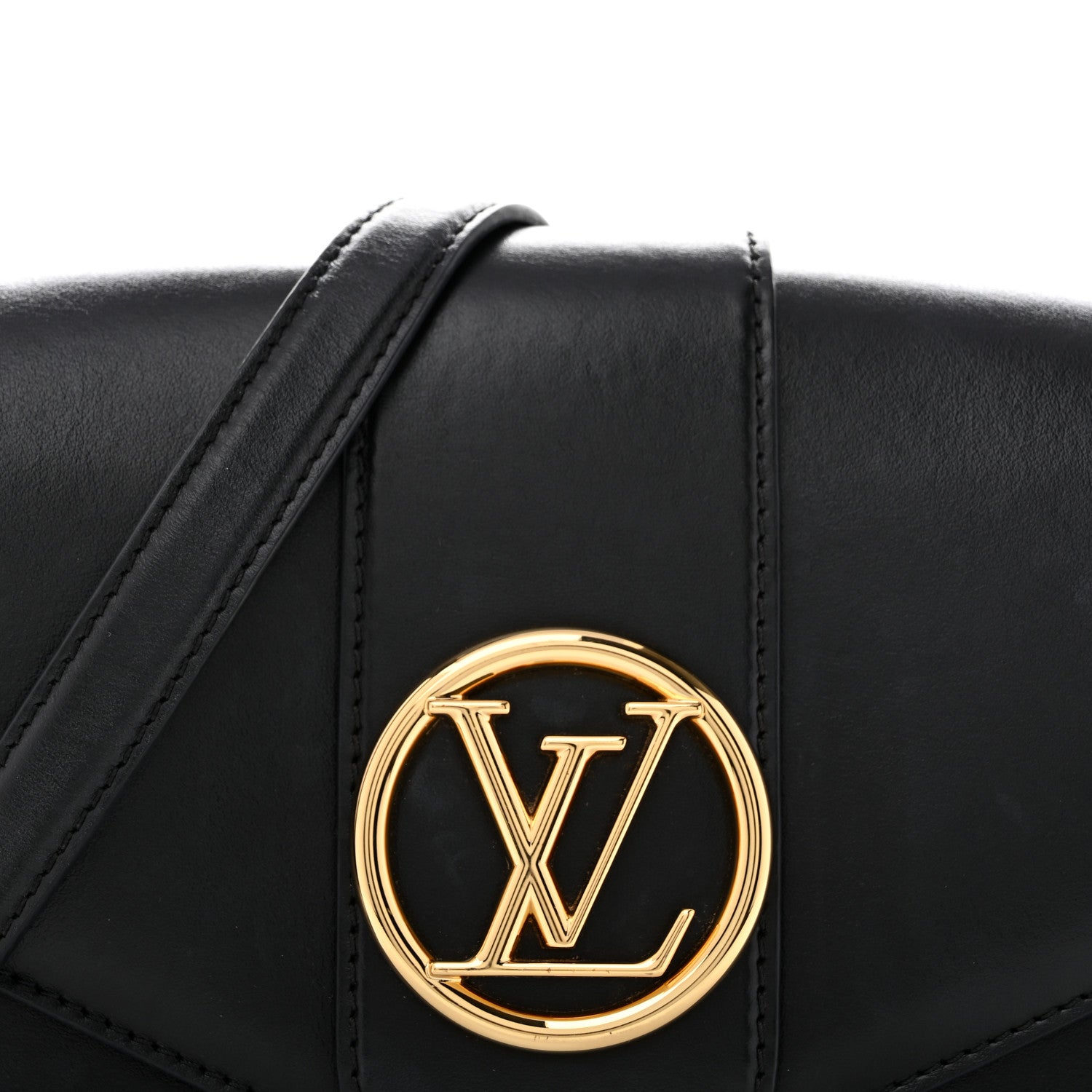 Louis Vuitton Smooth Calfskin LV Pont 9 Black 7 of 13