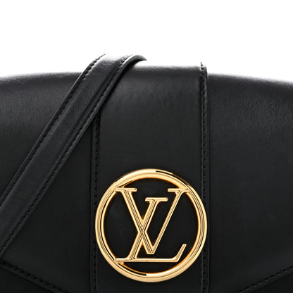 Louis Vuitton Smooth Calfskin LV Pont 9 Black 7 of 13