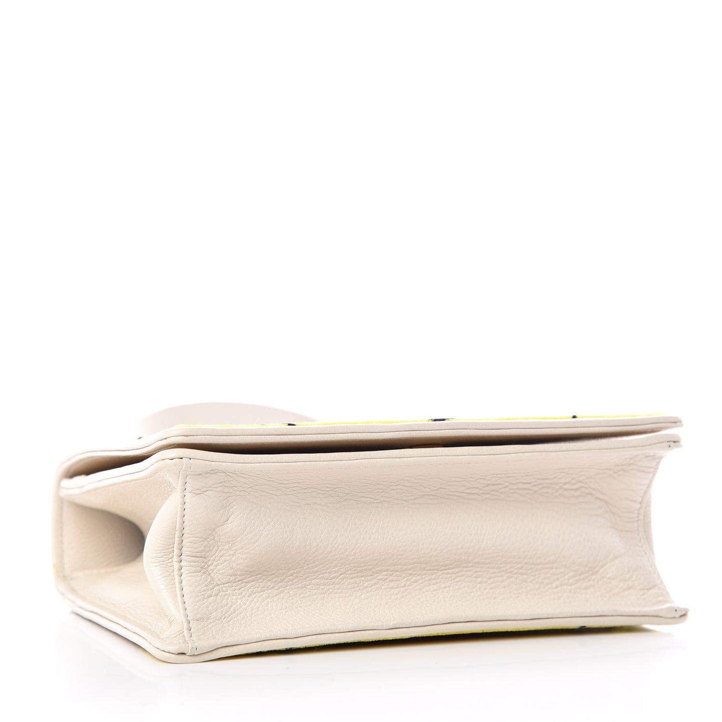 Velvet Straw Cahier Shoulder Bag Naturale Talco