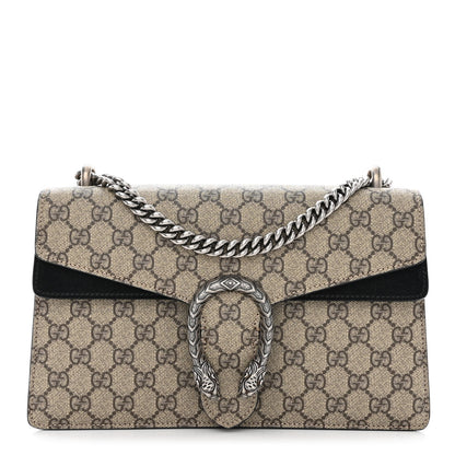 Gucci GG Supreme Monogram Small Dionysus Shoulder Bag Black 1 of 12