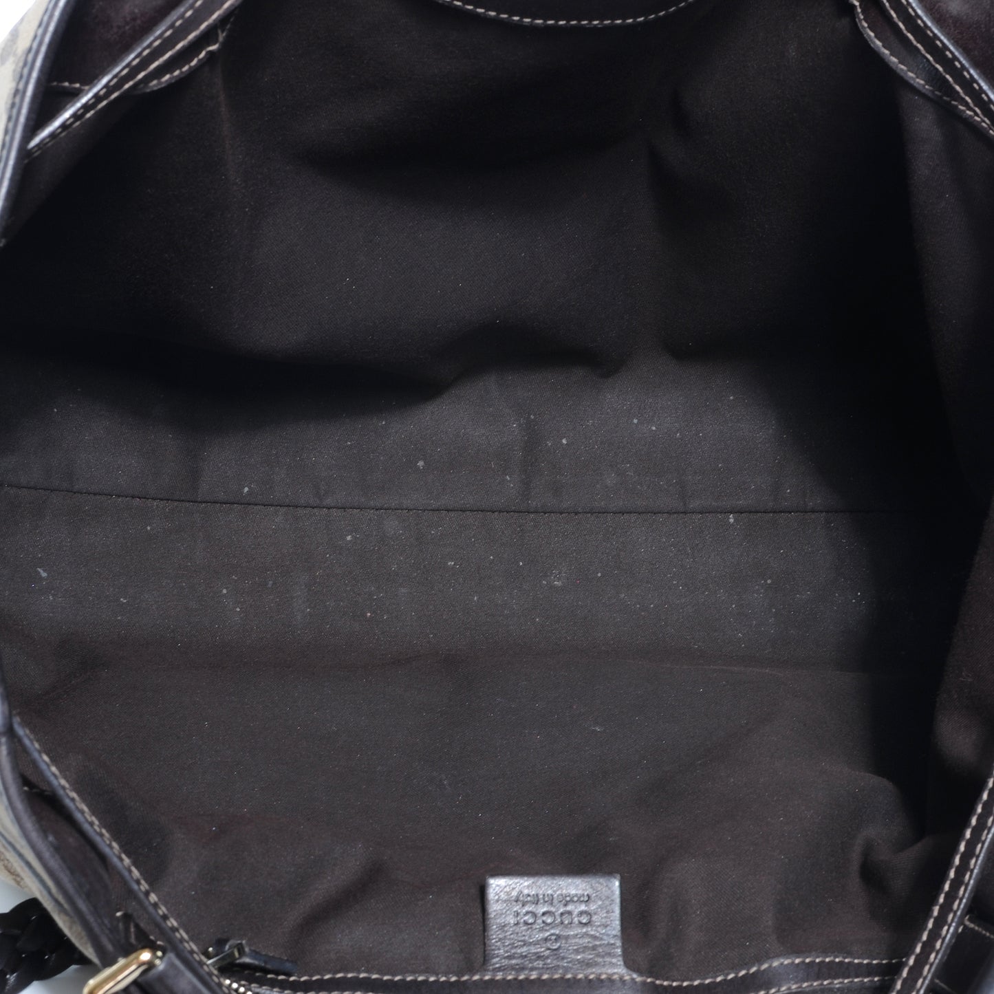 Monogram Peggy Braided Tote Ebony