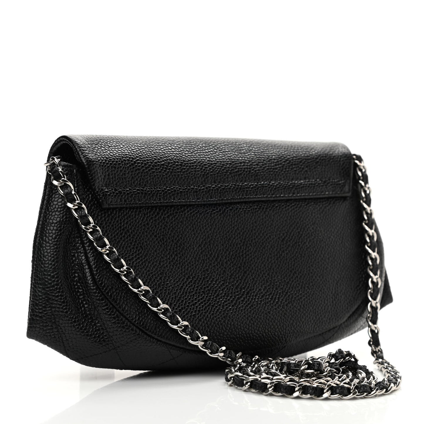 Caviar Half Moon Wallet On Chain WOC Black