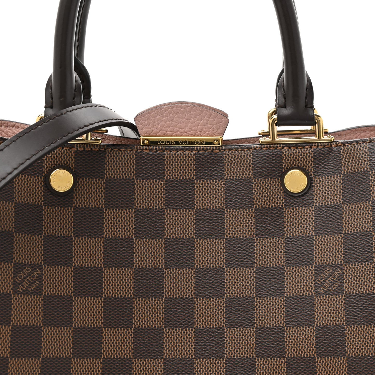 Damier Ebene Cuir Taurillon Brittany Magnolia