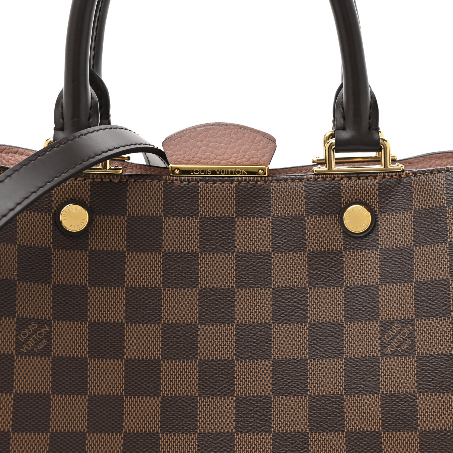 Louis Vuitton Damier Ebene Cuir Taurillon Brittany Magnolia 8 of 13