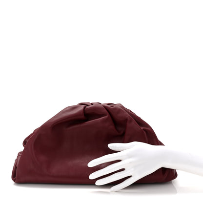 Bottega Veneta Smooth Butter Calf The Pouch Oversized Clutch Bordeaux 2 of 10