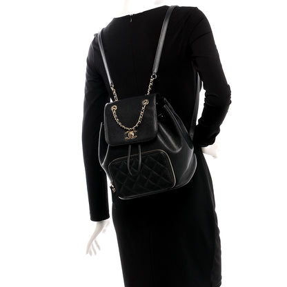 Chanel Caviar Quilted Business Affinity Backpack Black 2 of 8