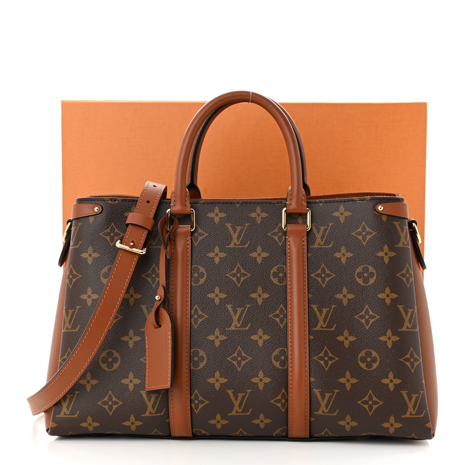Louis Vuitton Monogram Soufflot MM Caramel 11 of 11