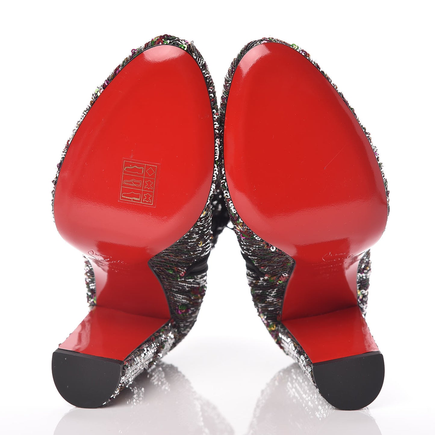 Paillettes Moulamax 100 Booties 38.5 Multicolor