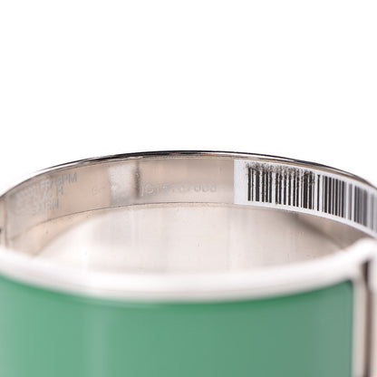 Hermes Enamel Wide Clic Clac H Bracelet PM Vert Sapin 5 of 6