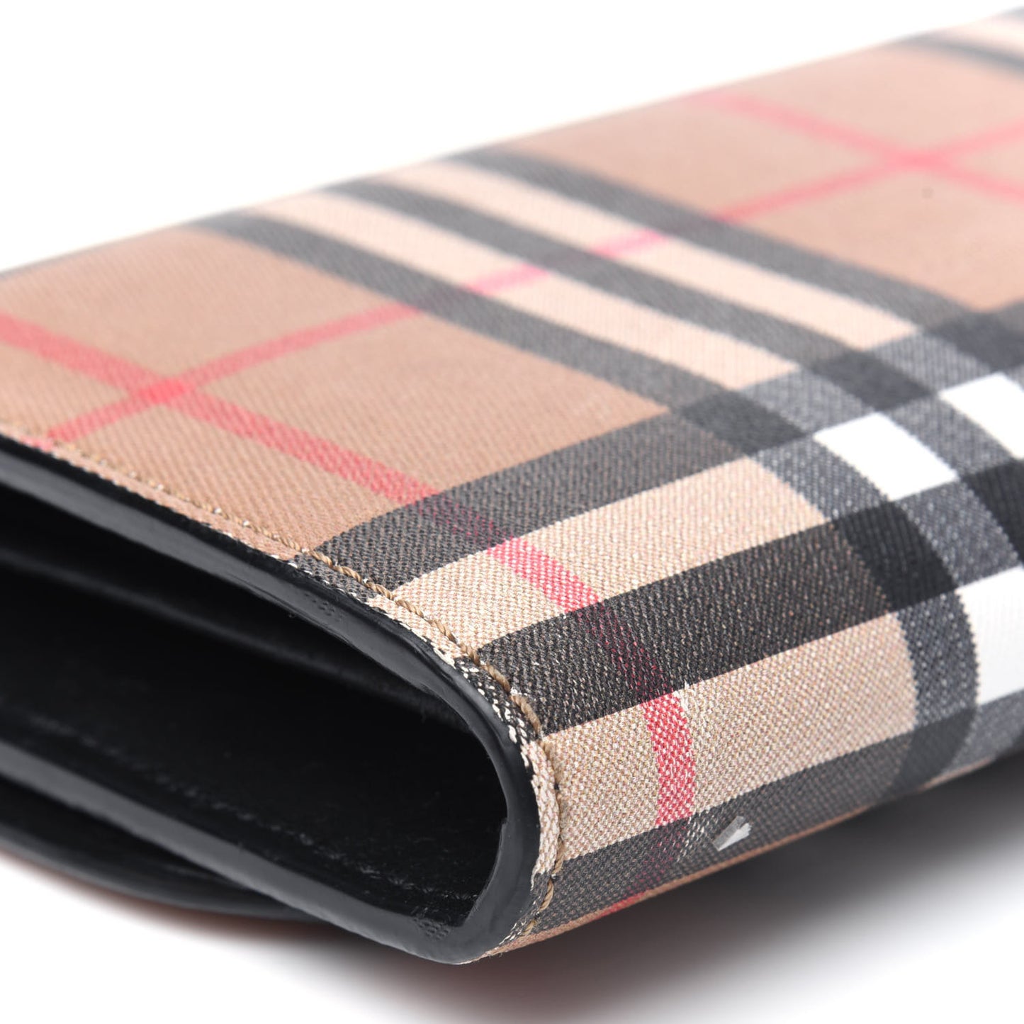 Vintage Check Halton Wallet Black