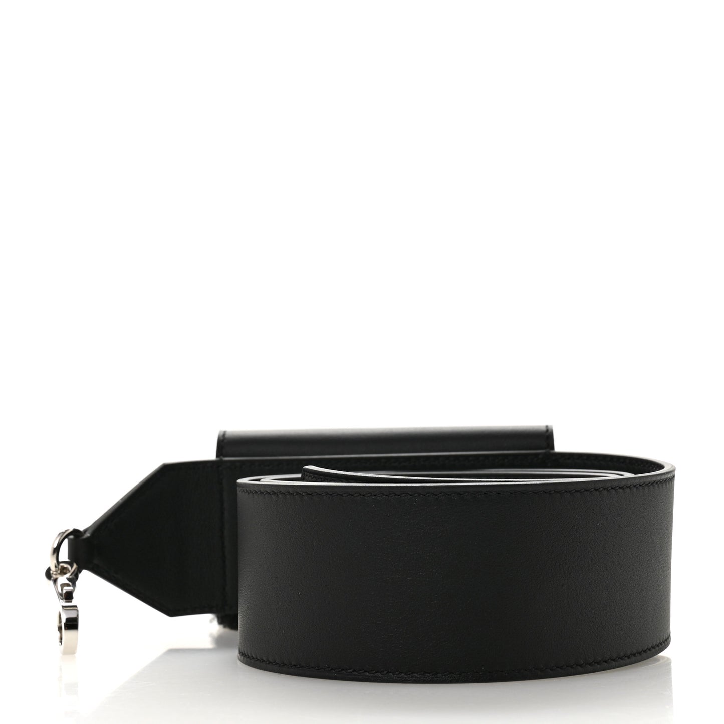 Swift Shearling Pocket Kelly Shoulder Strap Black