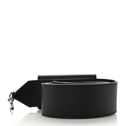 Hermes Swift Shearling Pocket Kelly Shoulder Strap Black 2 of 6