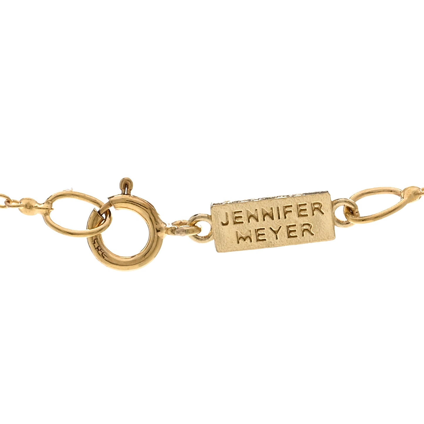 18K Yellow Gold Diamond Mini Carson Pendant Necklace