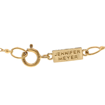 Jennifer Meyer 18K Yellow Gold Diamond Mini Carson Pendant Necklace 4 of 5