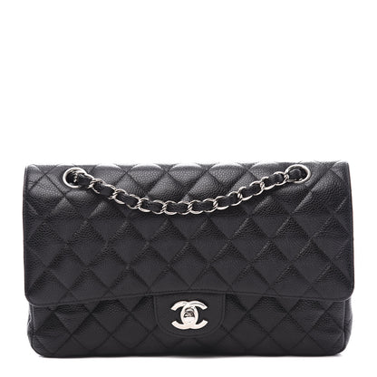 Chanel Caviar Quilted Medium Double Flap Black 1 of 10