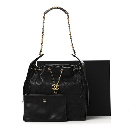 Chanel Caviar Quilted Medium Chanel 25 Handbag Black 12 of 12