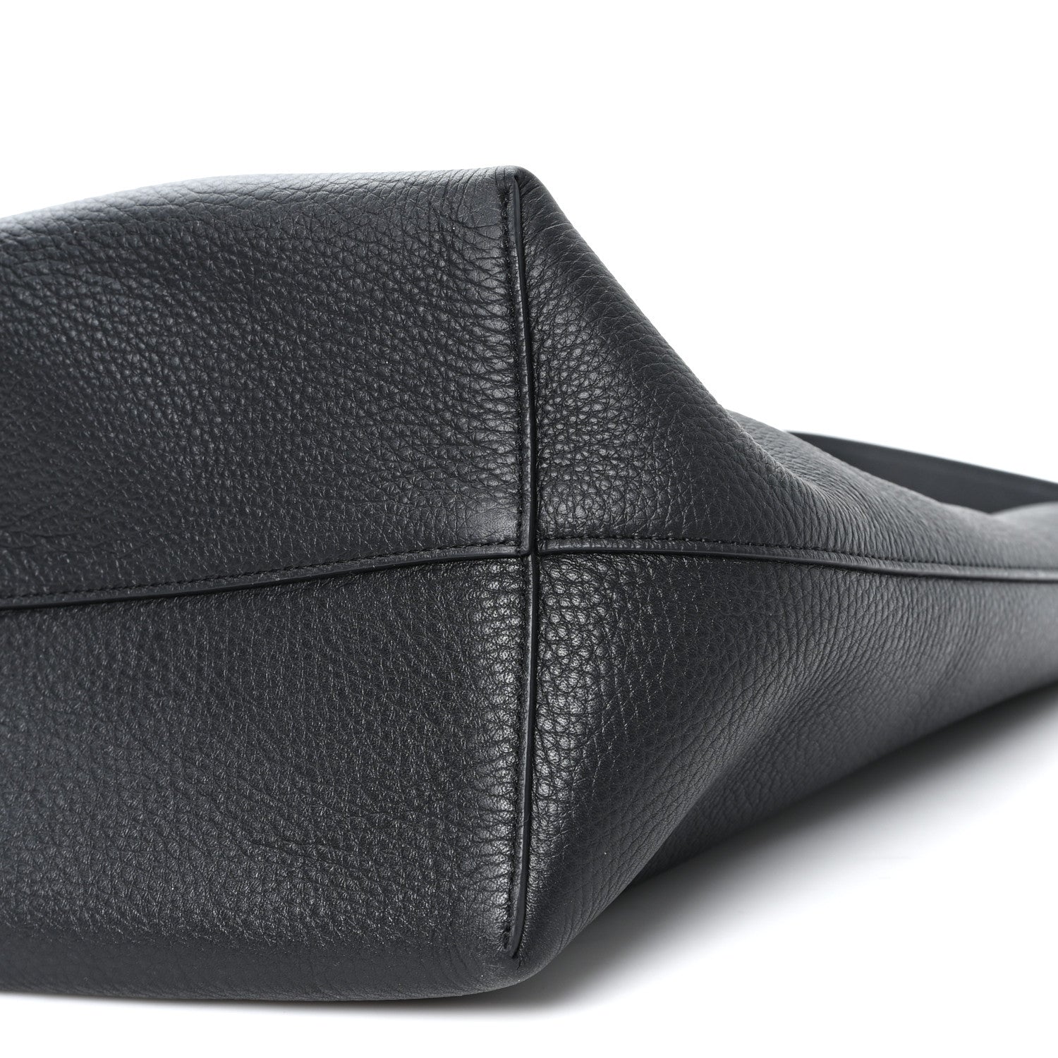 The Row Grained Calfskin Medium N/S Park Tote Black 9 of 10