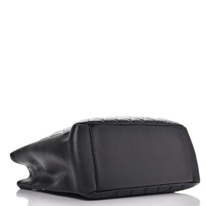 Chanel Caviar Quilted Grand Shopping Tote GST Black 4 of 14
