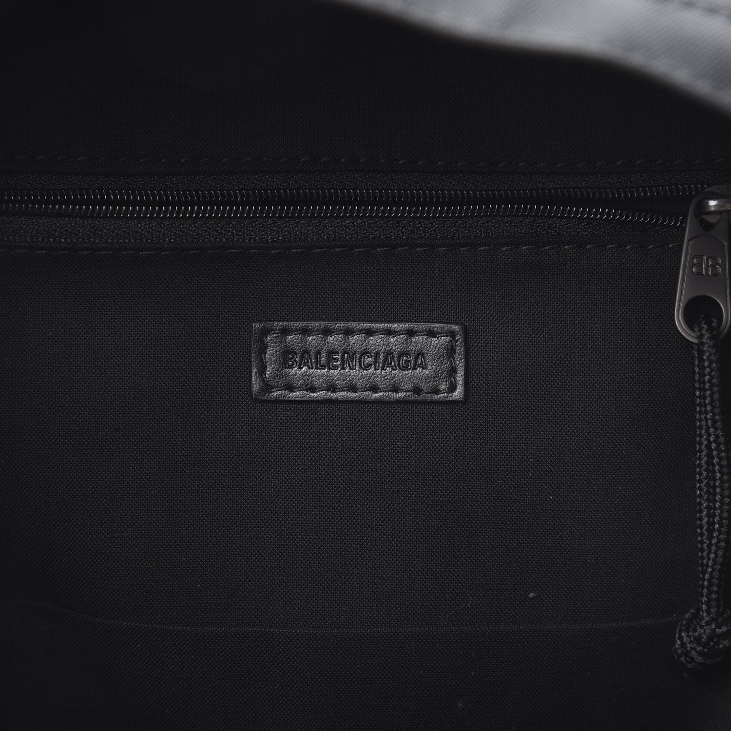 Balenciaga Nylon Embroidered You Are The World Explorer Backpack S Black 5 of 9