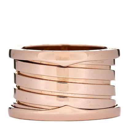 Bulgari 18K Rose Gold B.Zero1 Five-Band Anniversary Ring 54 6.75 1 of 6
