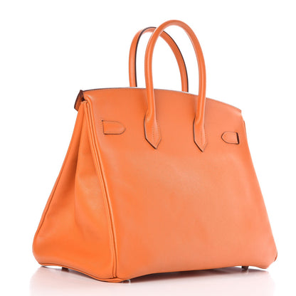Hermes Epsom Birkin 35 Orange 3 of 41