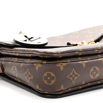Louis Vuitton Monogram Braided Pochette Metis Safran 8 of 9
