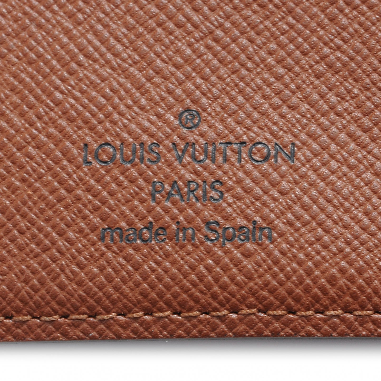 Monogram Porte Chequier Cartes Credit European Checkbook Wallet