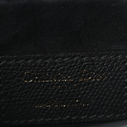 Christian Dior Grained Calfskin Mini Saddle Bag Black 6 of 11