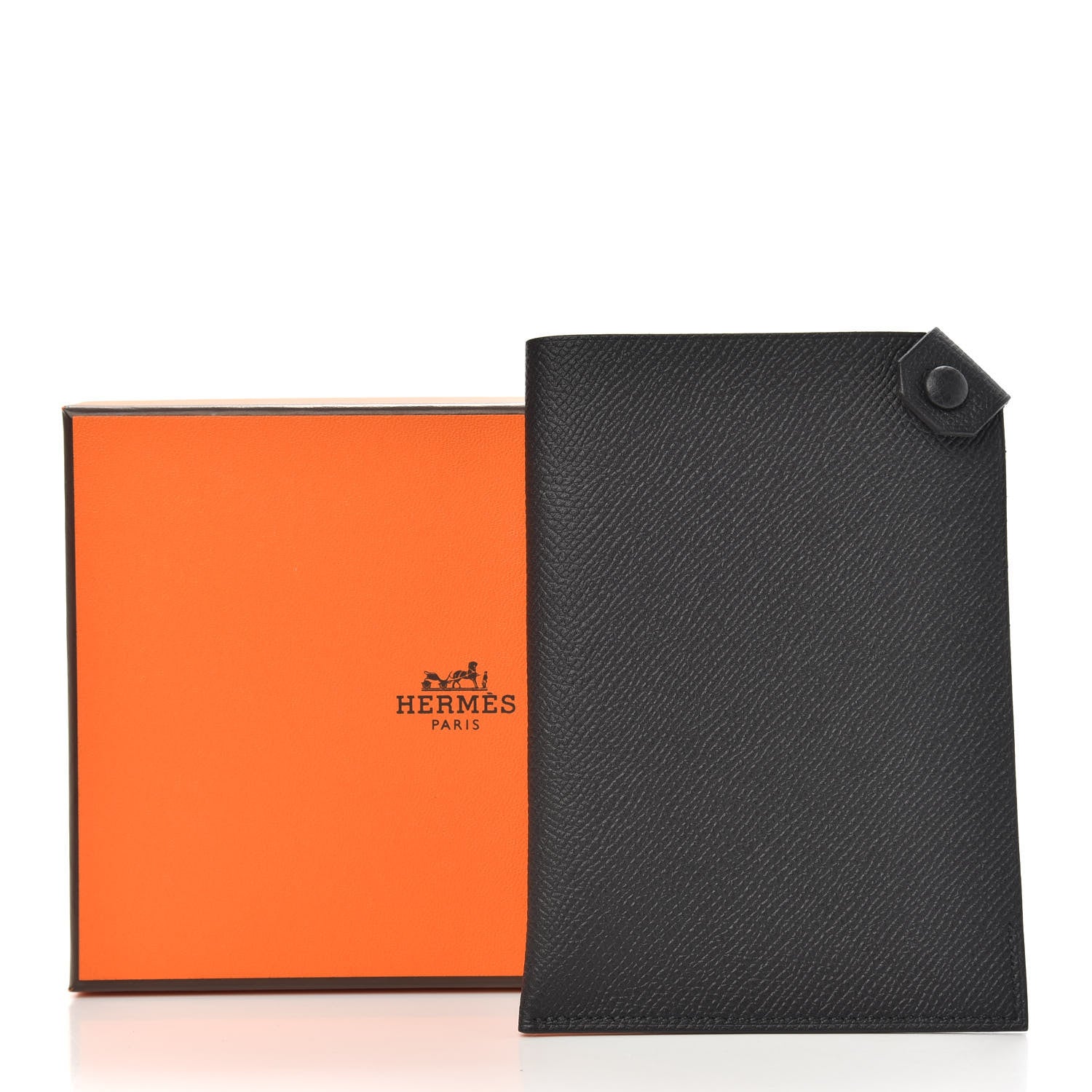 Hermes Epsom Tarmac PM Passport Holder Black 7 of 7